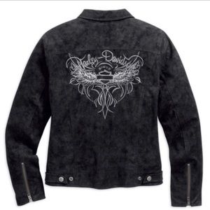 Harley Davidson Womens Soar Sueded Jacket XL